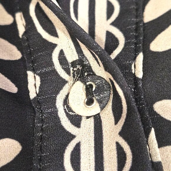 Elie Tahari M/M Womens Long Sleeve Black & White Dress - Picture 6 of 11